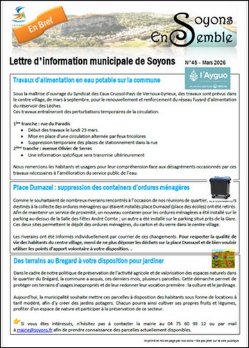 Bulletin municipal