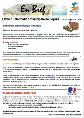 Bulletin municipal