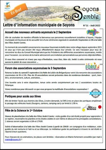 Bulletin municipal