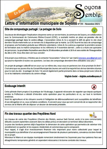 Bulletin municipal