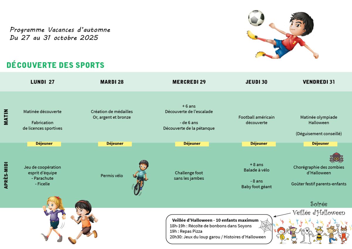 Planning Soyons automne 2025